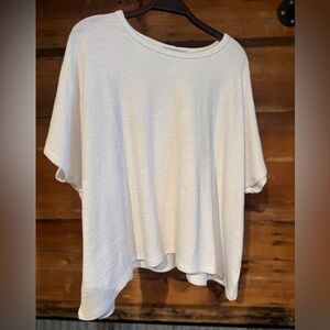 Cotton Slub Oversized Tee